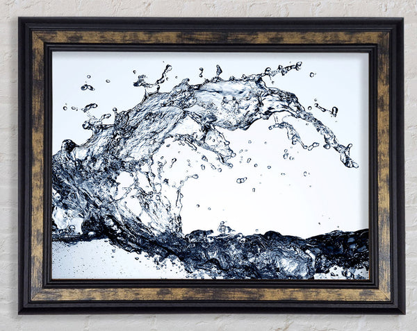 Tidel Wave Water Framed Print