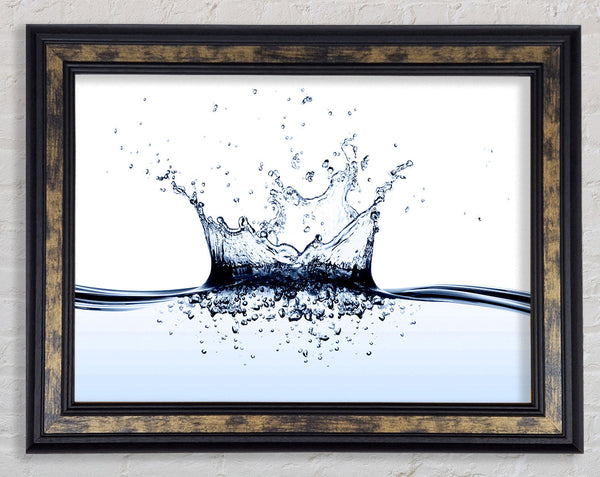 White Water Fizz Framed Print