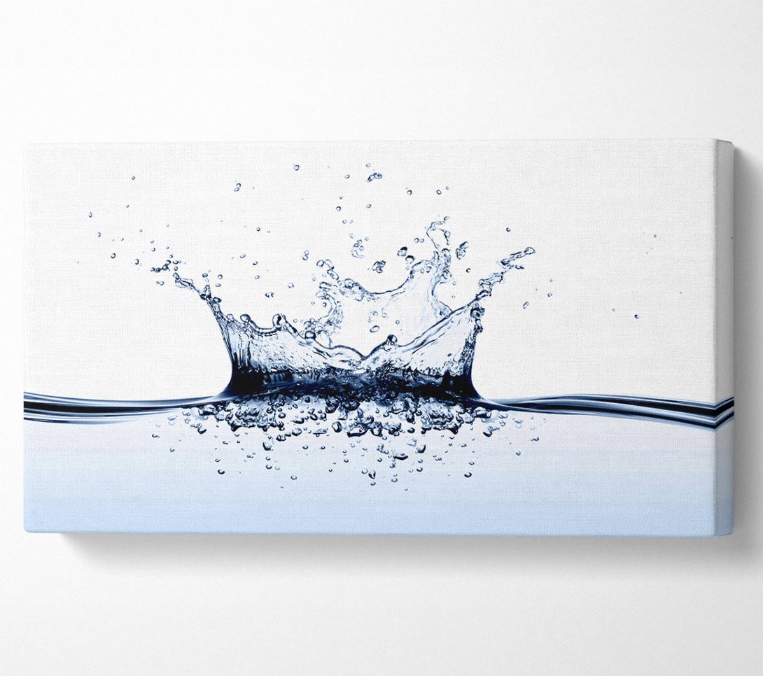  A Canvas Print of White Water Fizz Canvas Print