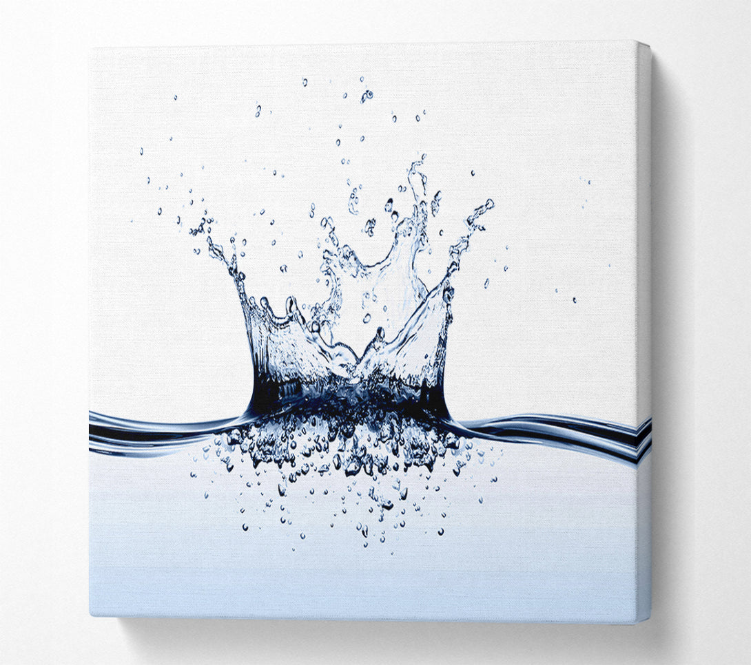  A Canvas Print of White Water Fizz Canvas Print