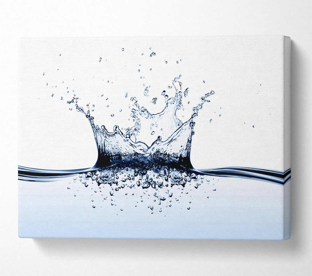  A Canvas Print of White Water Fizz Canvas Print
