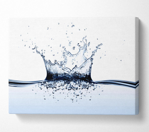  A Canvas Print of White Water Fizz Canvas Print
