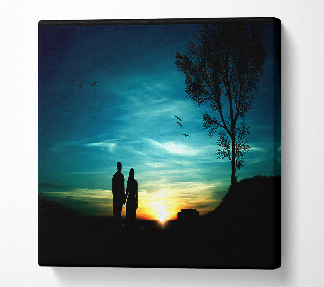  A Canvas Print of Love With You Canvas Print