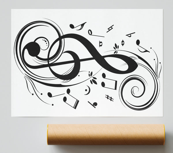 Musical Note Giclee Print