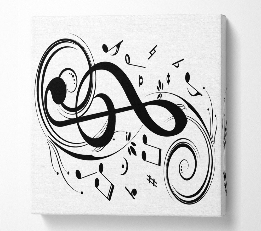  A Canvas Print of Musical Note Canvas Art
