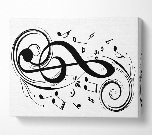  A Canvas Print of Musical Note Canvas Art