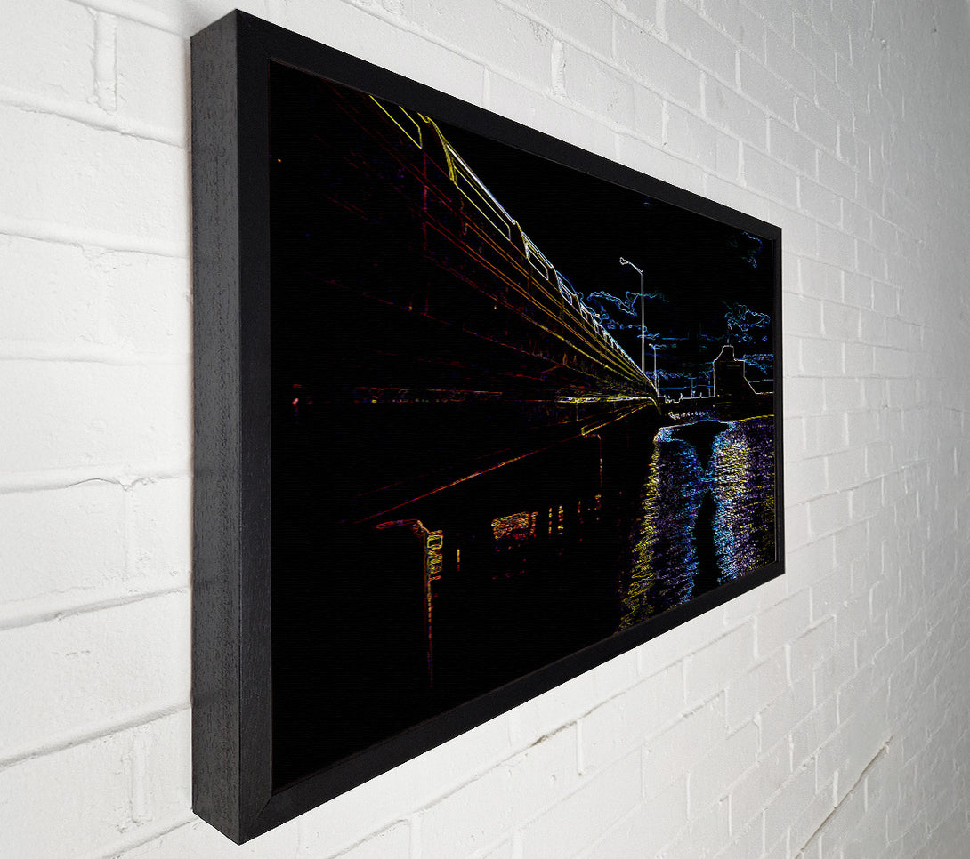  A Canvas Print of Water Front Canvas Print