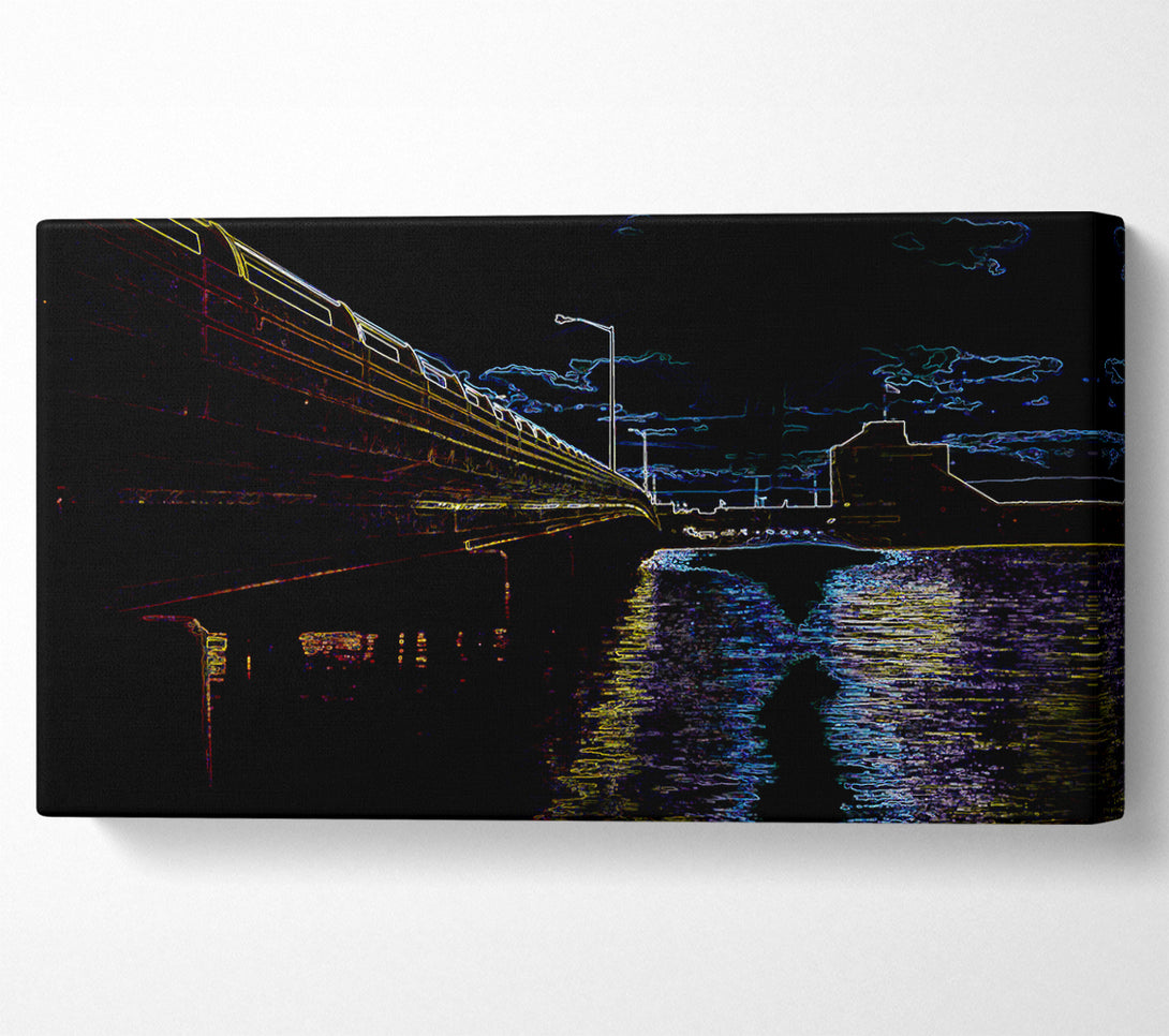  A Canvas Print of Water Front Canvas Print