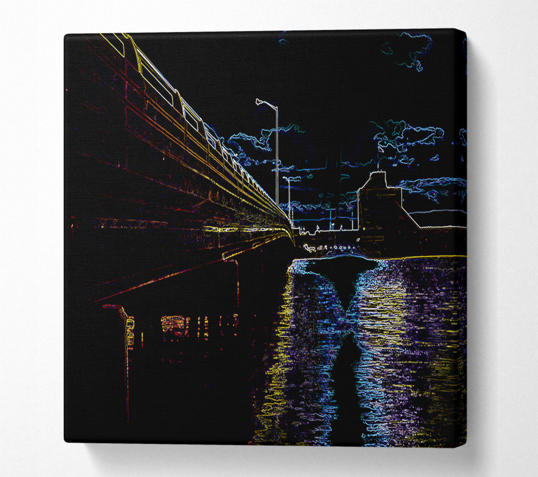  A Canvas Print of Water Front Canvas Print