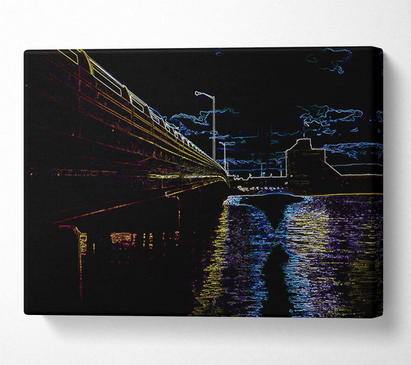  A Canvas Print of Water Front Canvas Print
