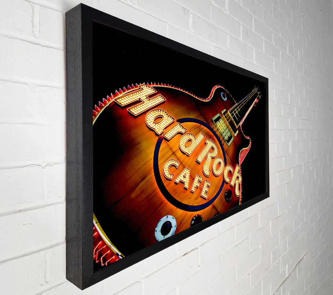  A Canvas Print of Hard Rock Cafe Guitar Canvas Art