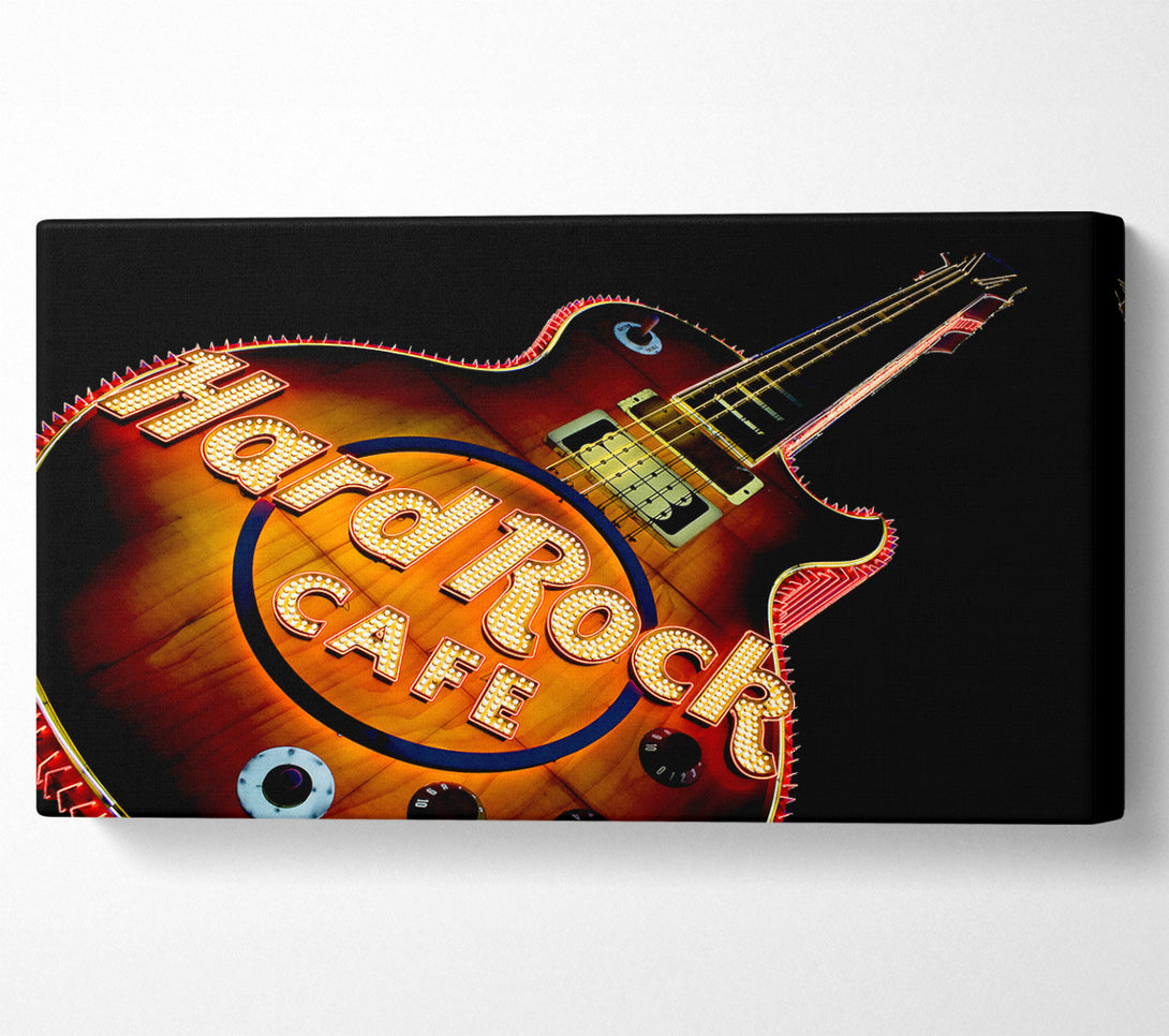  A Canvas Print of Hard Rock Cafe Guitar Canvas Art