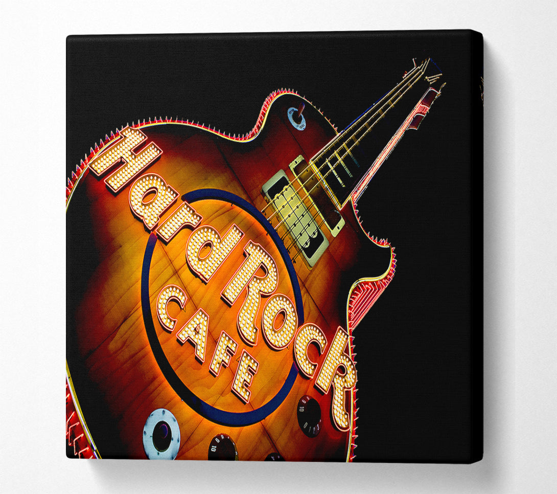  A Canvas Print of Hard Rock Cafe Guitar Canvas Art