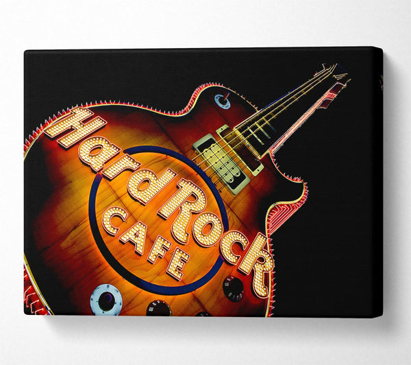  A Canvas Print of Hard Rock Cafe Guitar Canvas Art