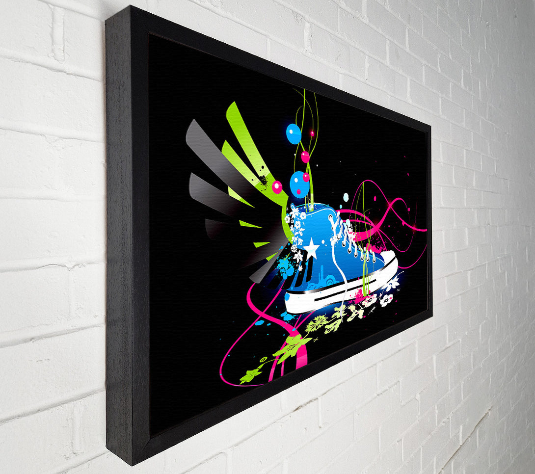  A Canvas Print of Colourful Converse Shoe Canvas Wall Art