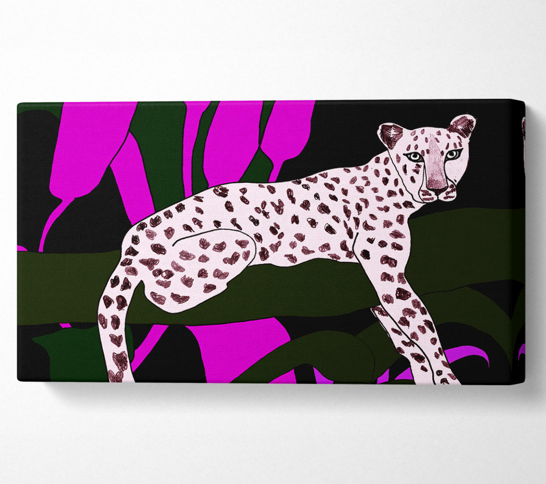  A Canvas Print of Pink Leopard Spots Canvas Art