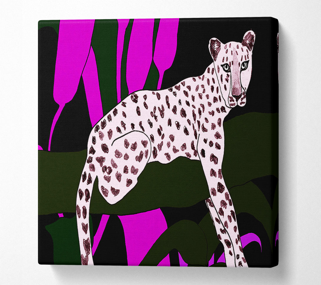  A Canvas Print of Pink Leopard Spots Canvas Art