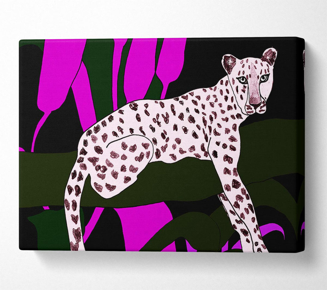  A Canvas Print of Pink Leopard Spots Canvas Art