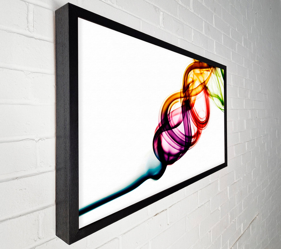  A Canvas Print of Rainbow Smoke Coil Canvas Art