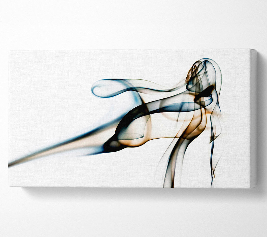  A Canvas Print of Smoke Ribbons Canvas Print