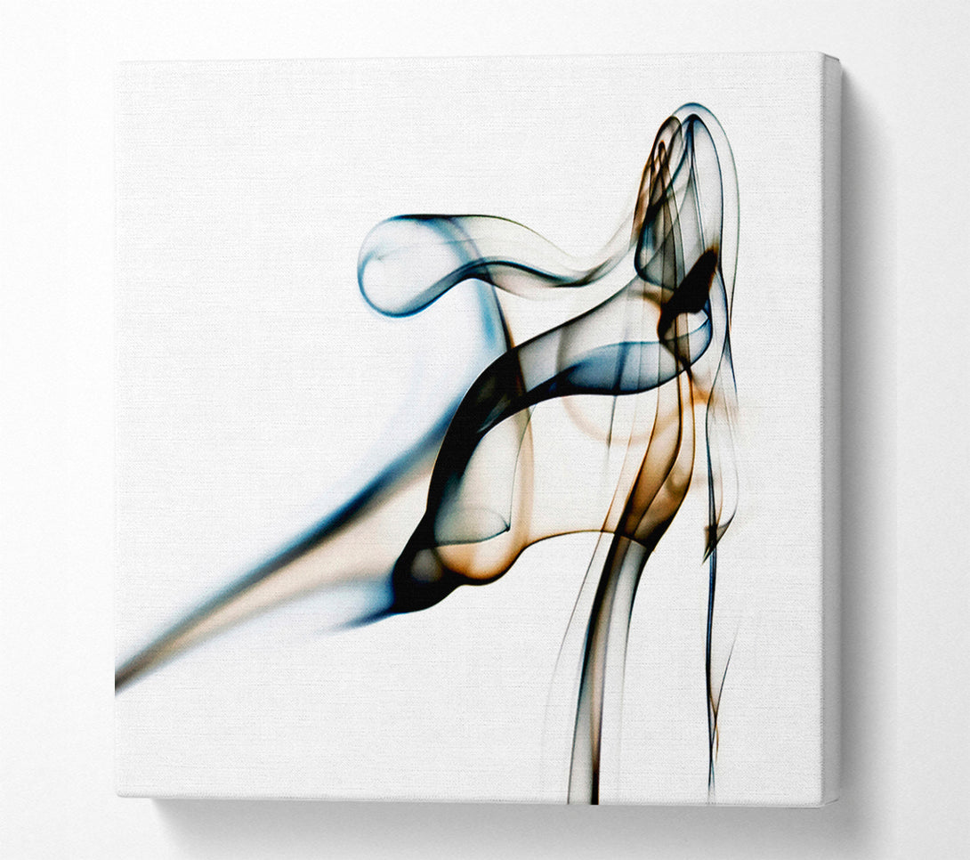  A Canvas Print of Smoke Ribbons Canvas Print