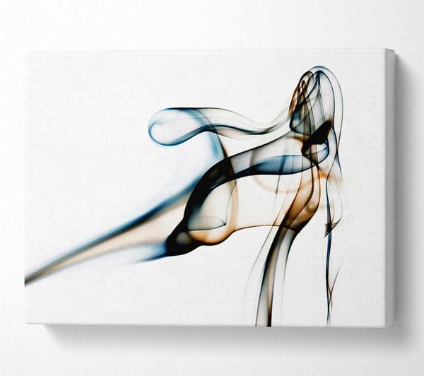  A Canvas Print of Smoke Ribbons Canvas Print