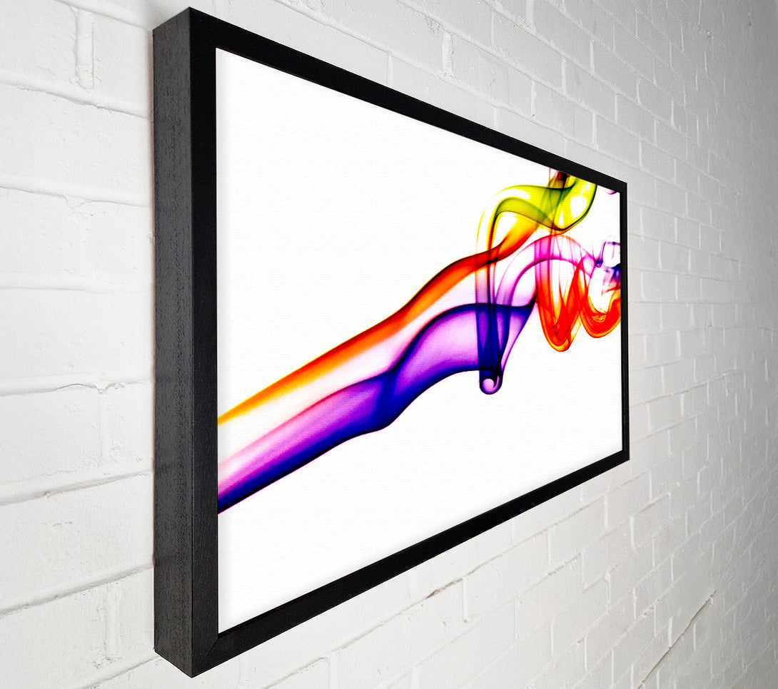  A Canvas Print of Rainbow Smoke Celebration Canvas Print
