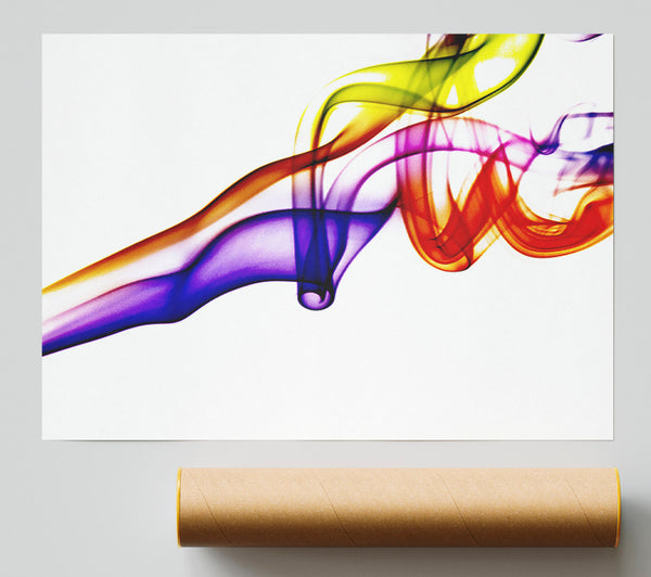 Rainbow Smoke Celebration Poster