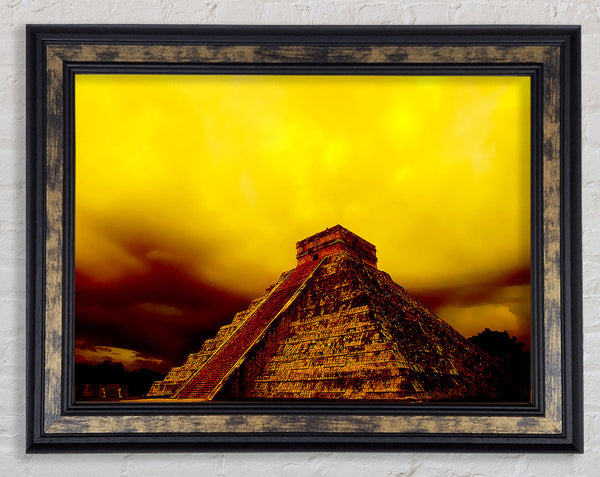 Myan Pyramind 02 Framed Print