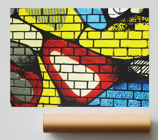 Bricks Of Colour Print