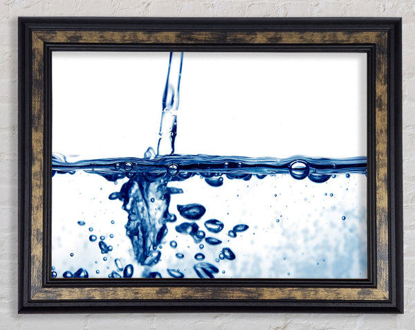 The Pattern Of Water Framed Print