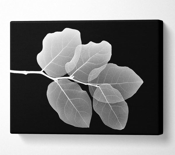  A Canvas Print of Winter Leaf Canvas Wall Art