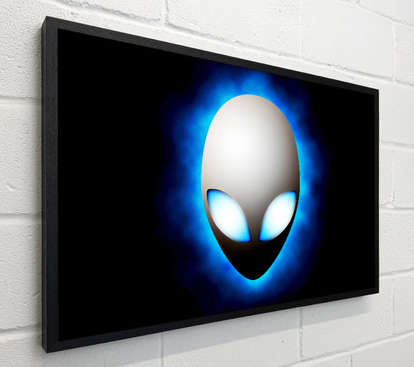 Alien Face Blue