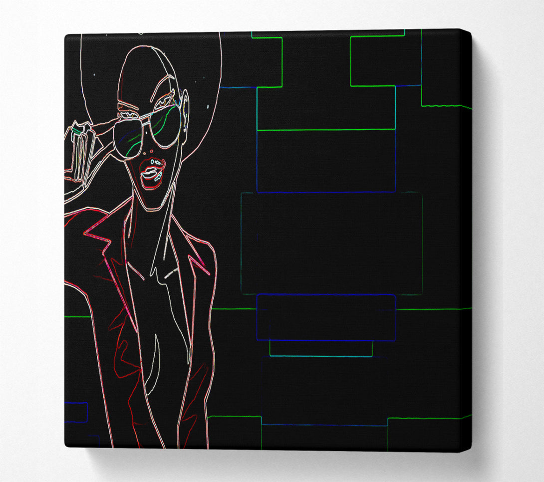  A Canvas Print of Disco Diva Canvas Art