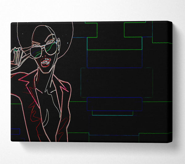 A Canvas Print of Disco Diva Canvas Art