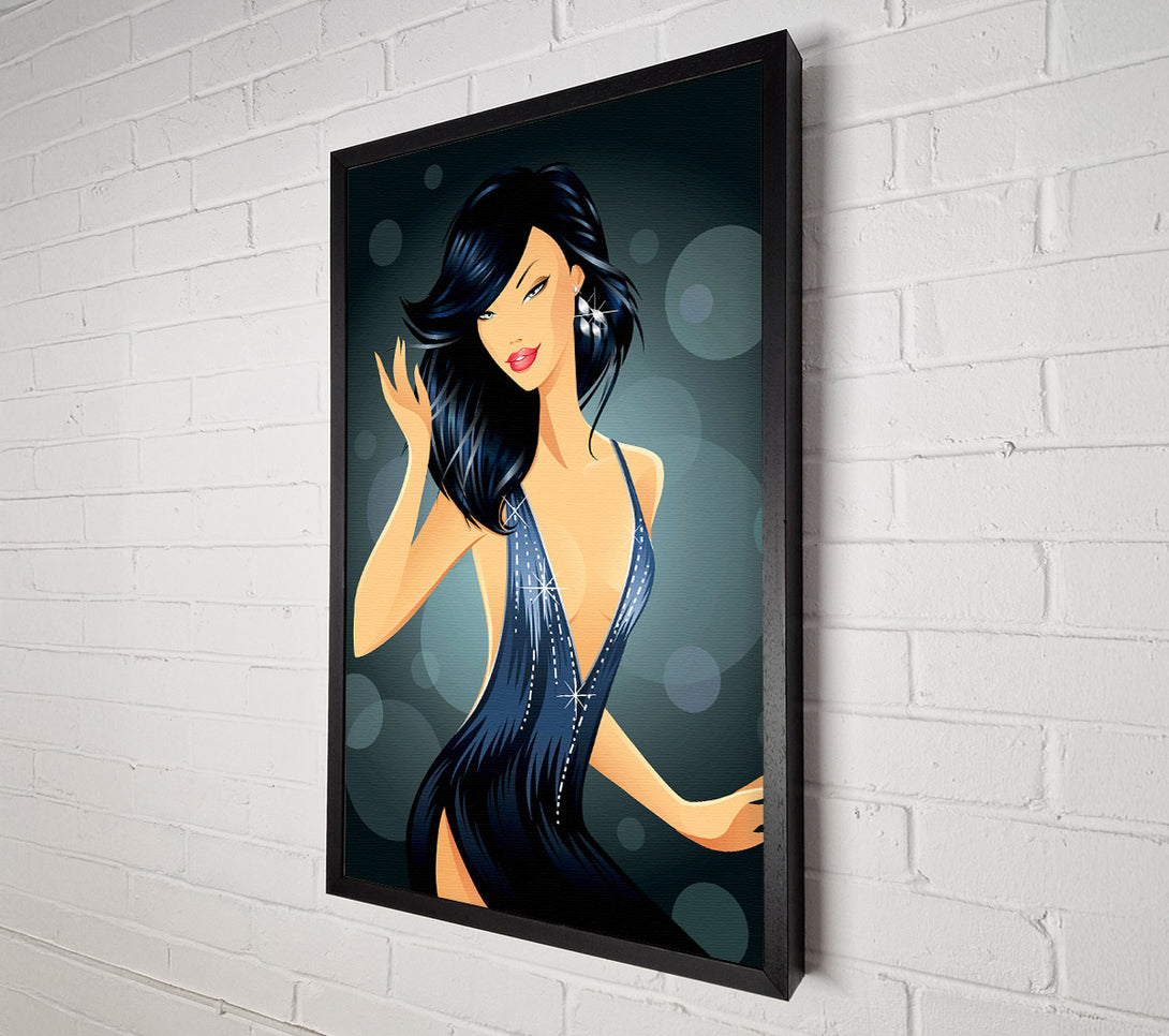  A Canvas Print of Party Girl Canvas Print