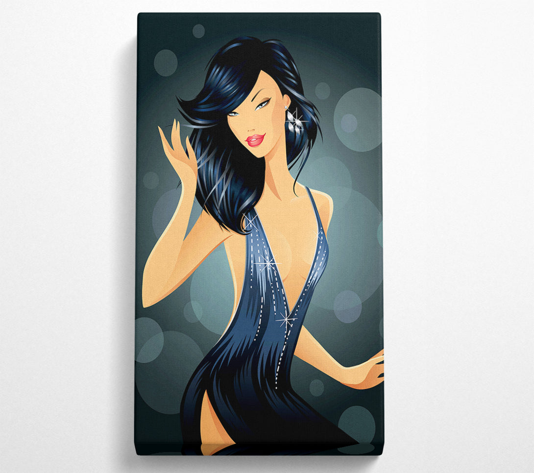  A Canvas Print of Party Girl Canvas Print