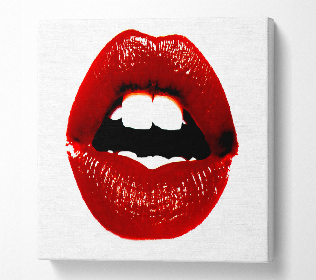  A Canvas Print of Red Hot Lips Canvas Wall Art
