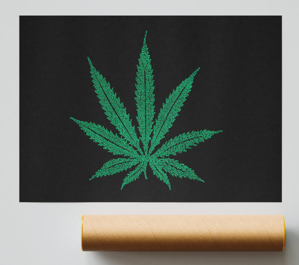 Ganja Leaf Print