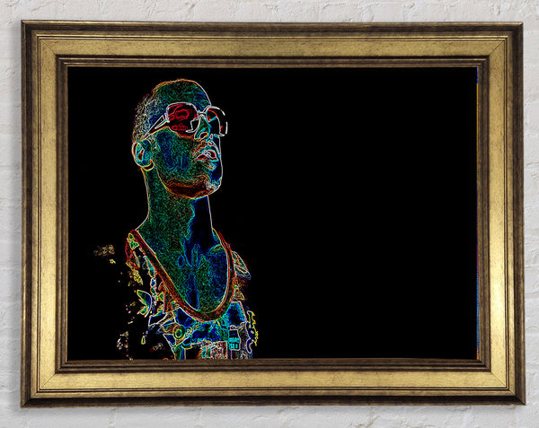 Brad Pitt Tyler Durden Framed Print