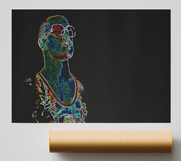 Brad Pitt Tyler Durden Giclee Print