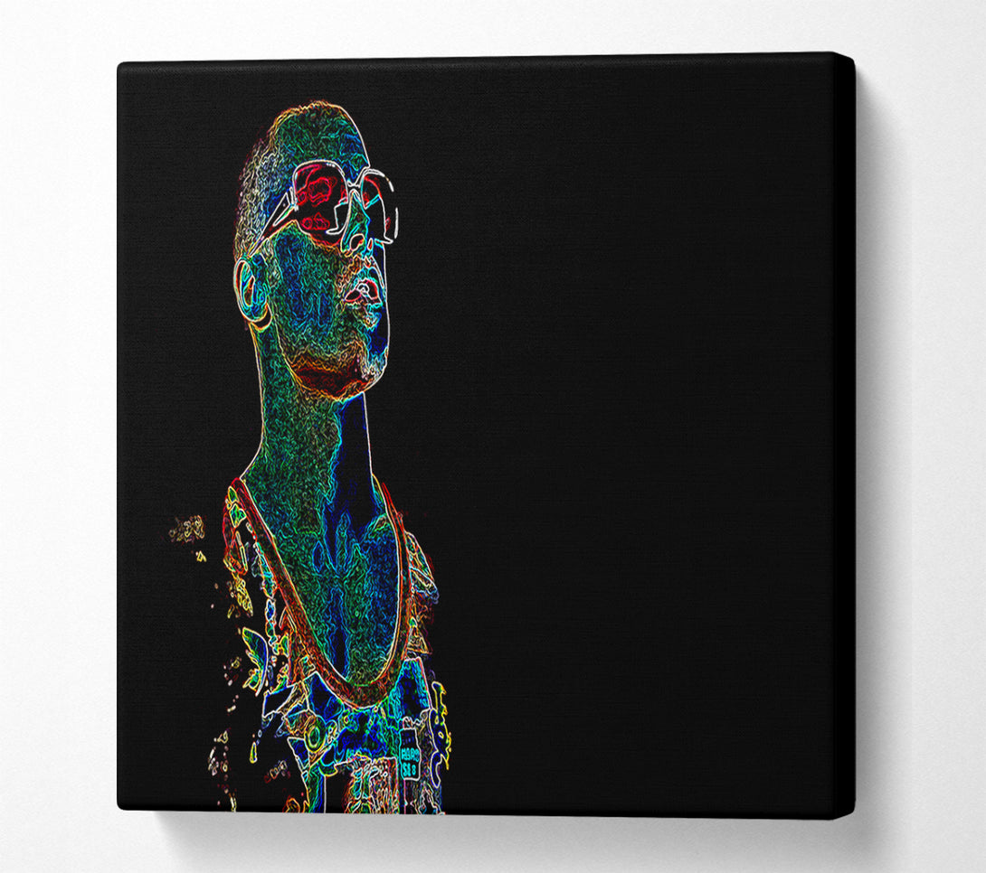  A Canvas Print of Brad Pitt Tyler Durden Canvas Art