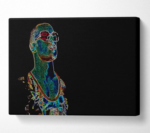  A Canvas Print of Brad Pitt Tyler Durden Canvas Art