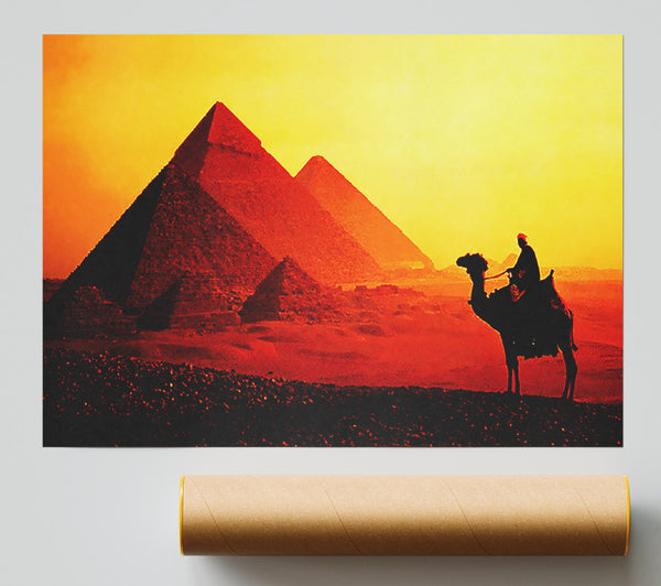 Camel Pyramid Ride Poster