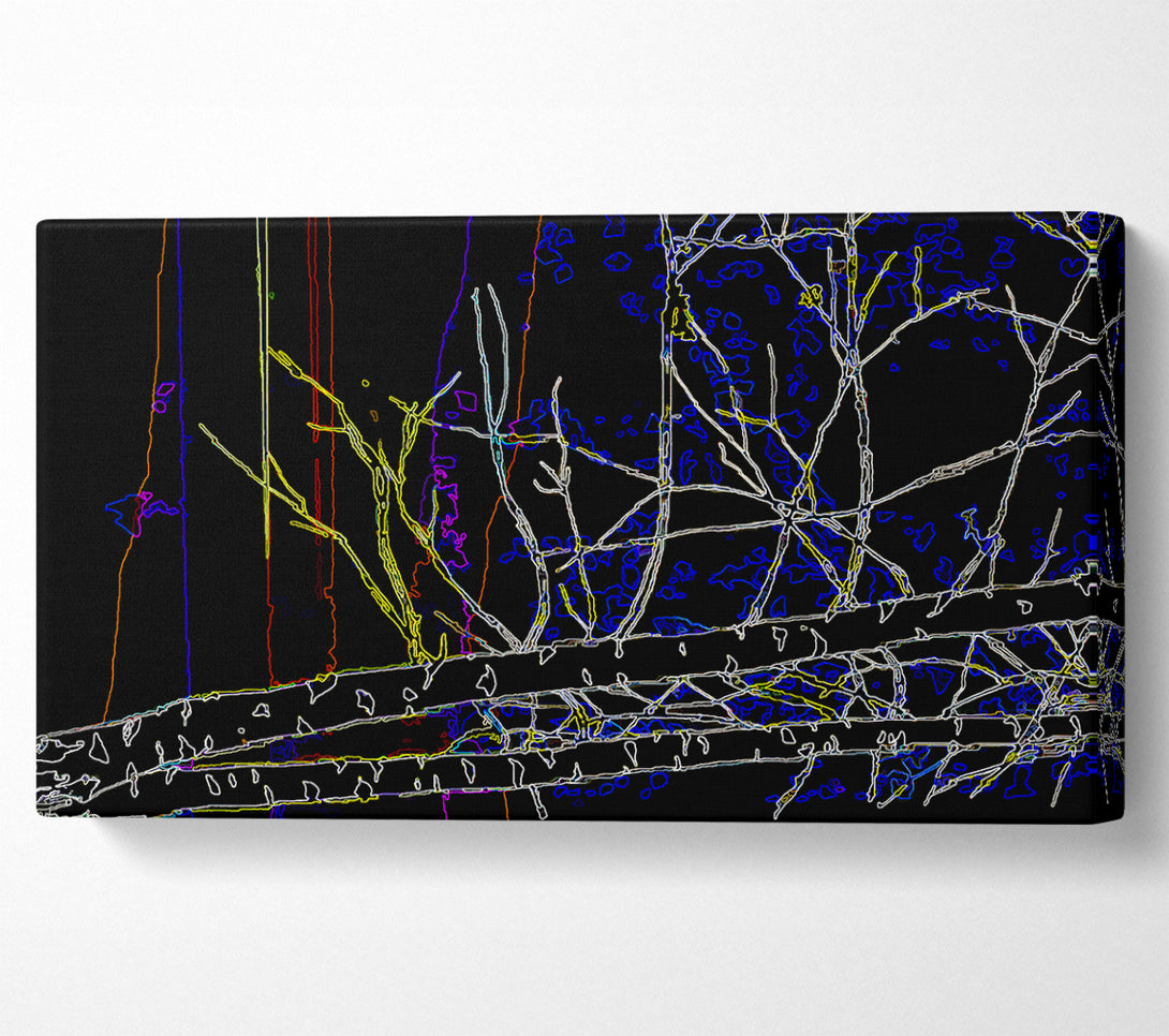  A Canvas Print of Tree Sketch 02 Canvas Print