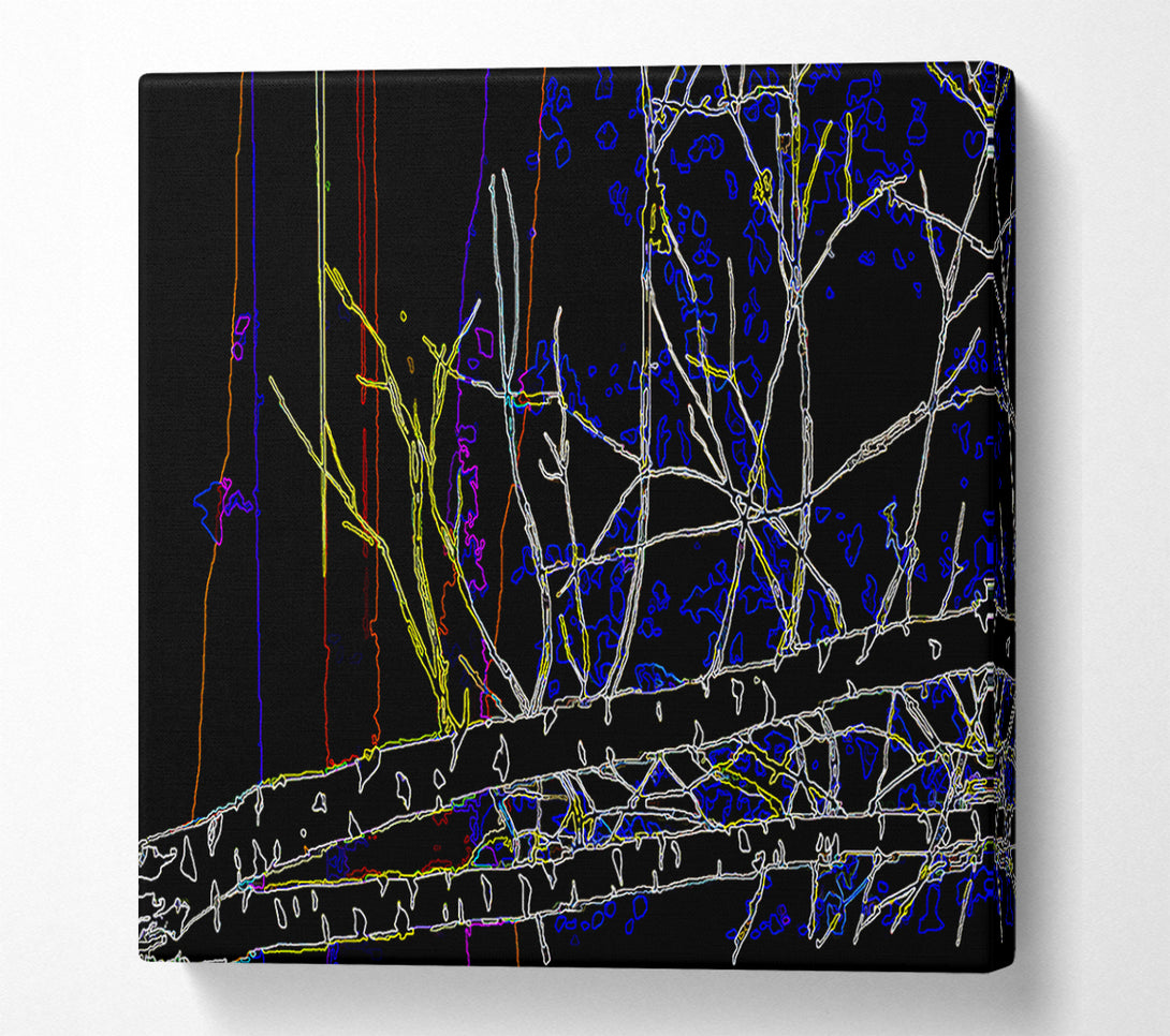  A Canvas Print of Tree Sketch 02 Canvas Print