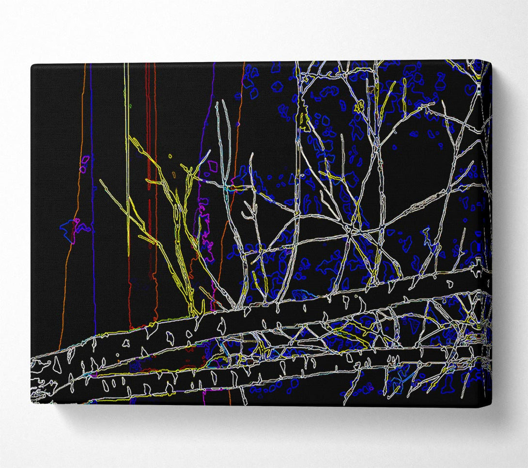  A Canvas Print of Tree Sketch 02 Canvas Print