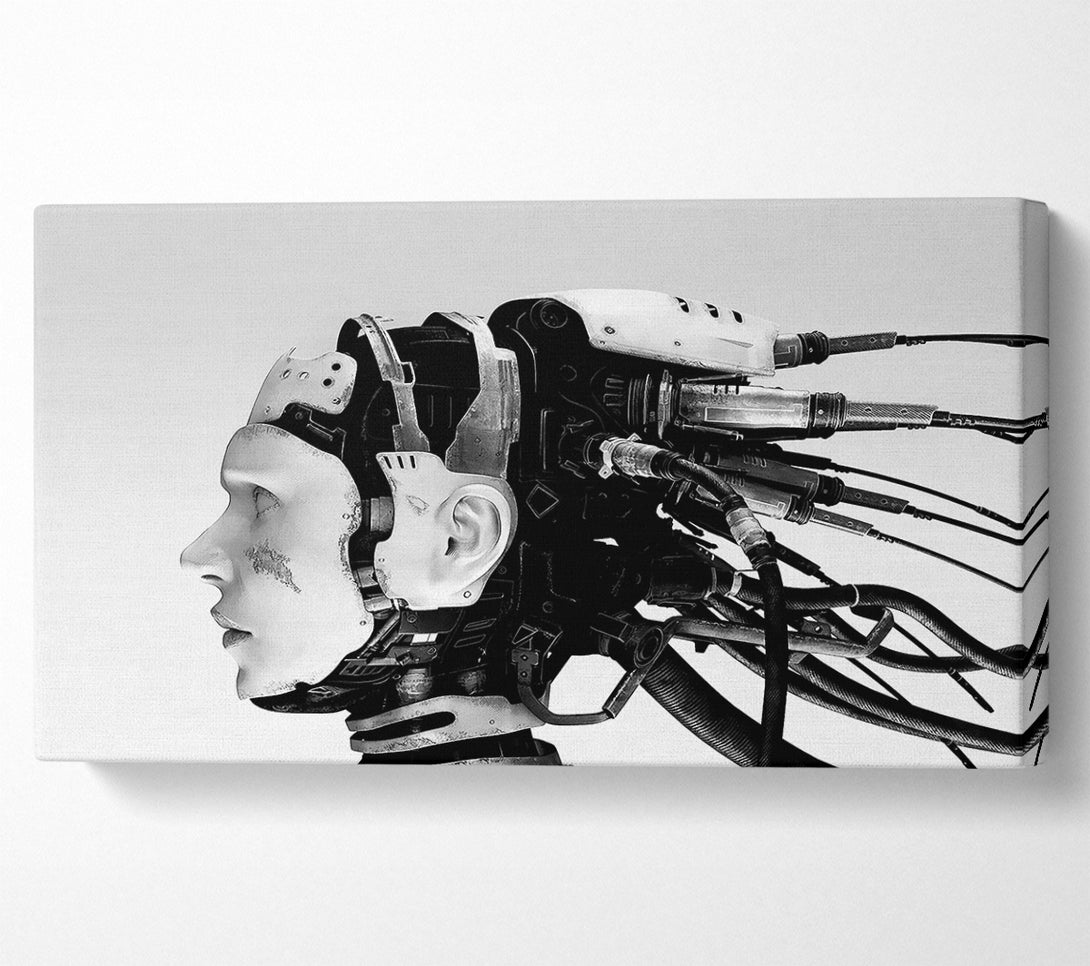  A Canvas Print of Robotic Woman Canvas Print