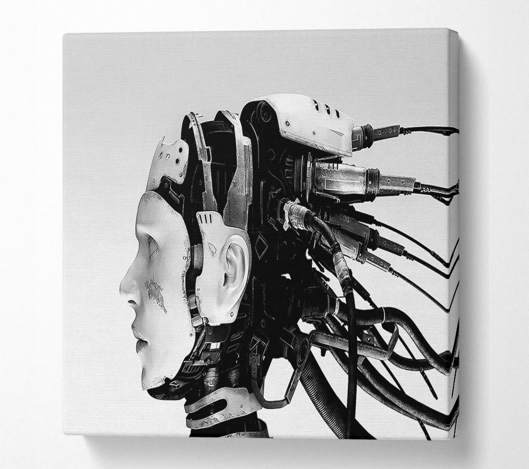  A Canvas Print of Robotic Woman Canvas Print
