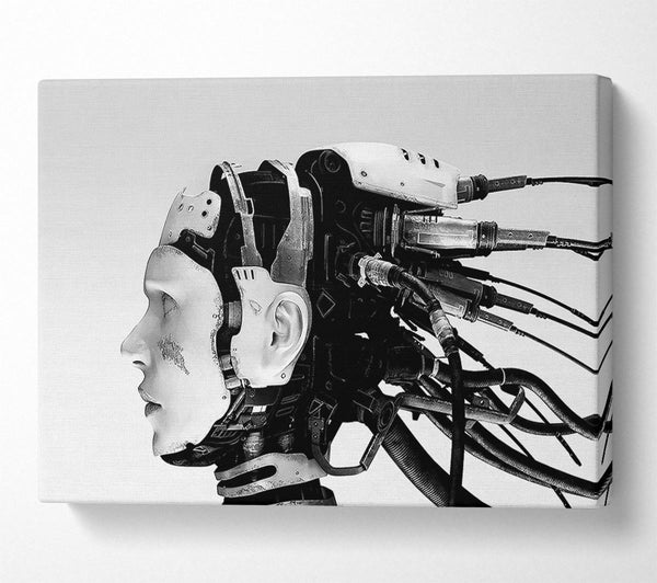  A Canvas Print of Robotic Woman Canvas Print